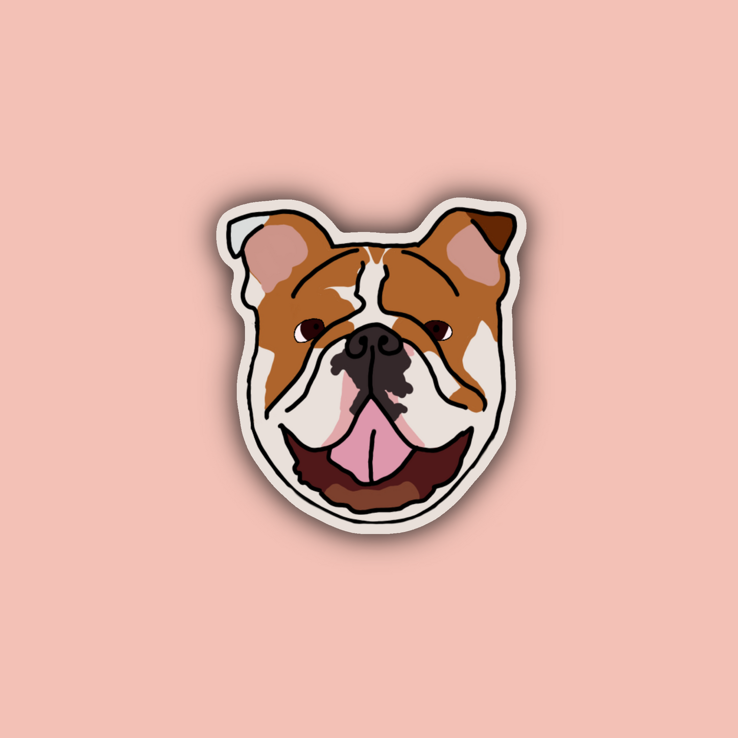 English Bulldog Sticker Pack