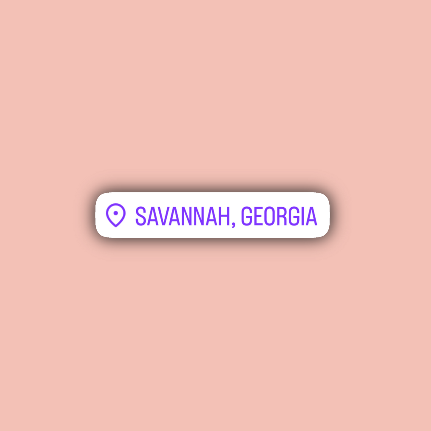 Savannah Georgia Sticker Pack