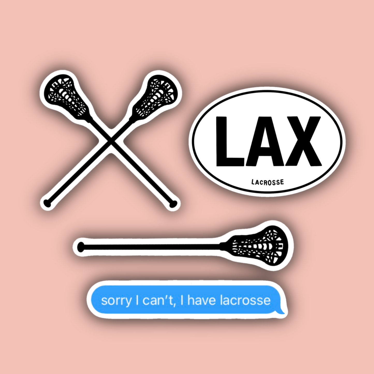 Lacrosse Sticker Pack