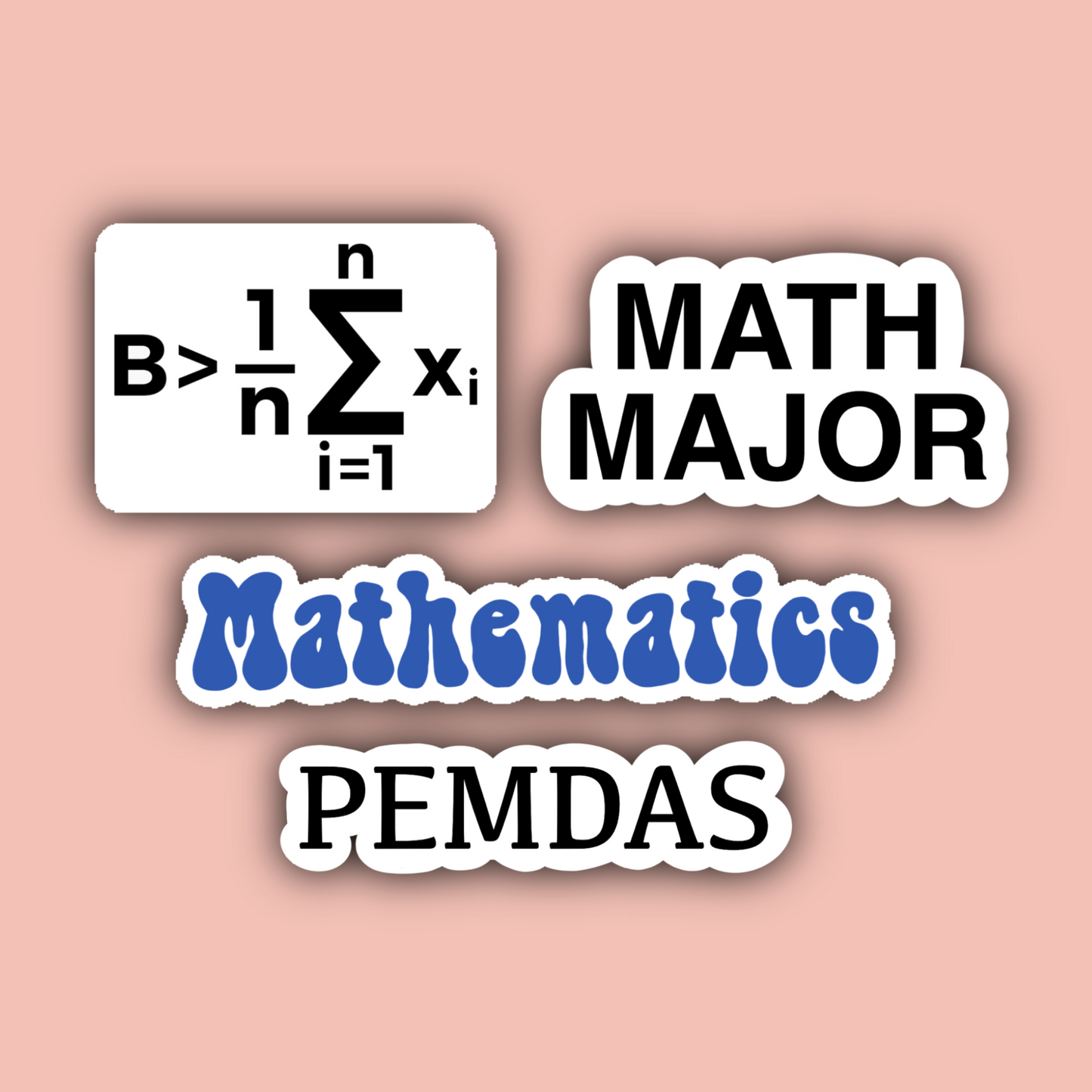 Math Major Sticker Pack