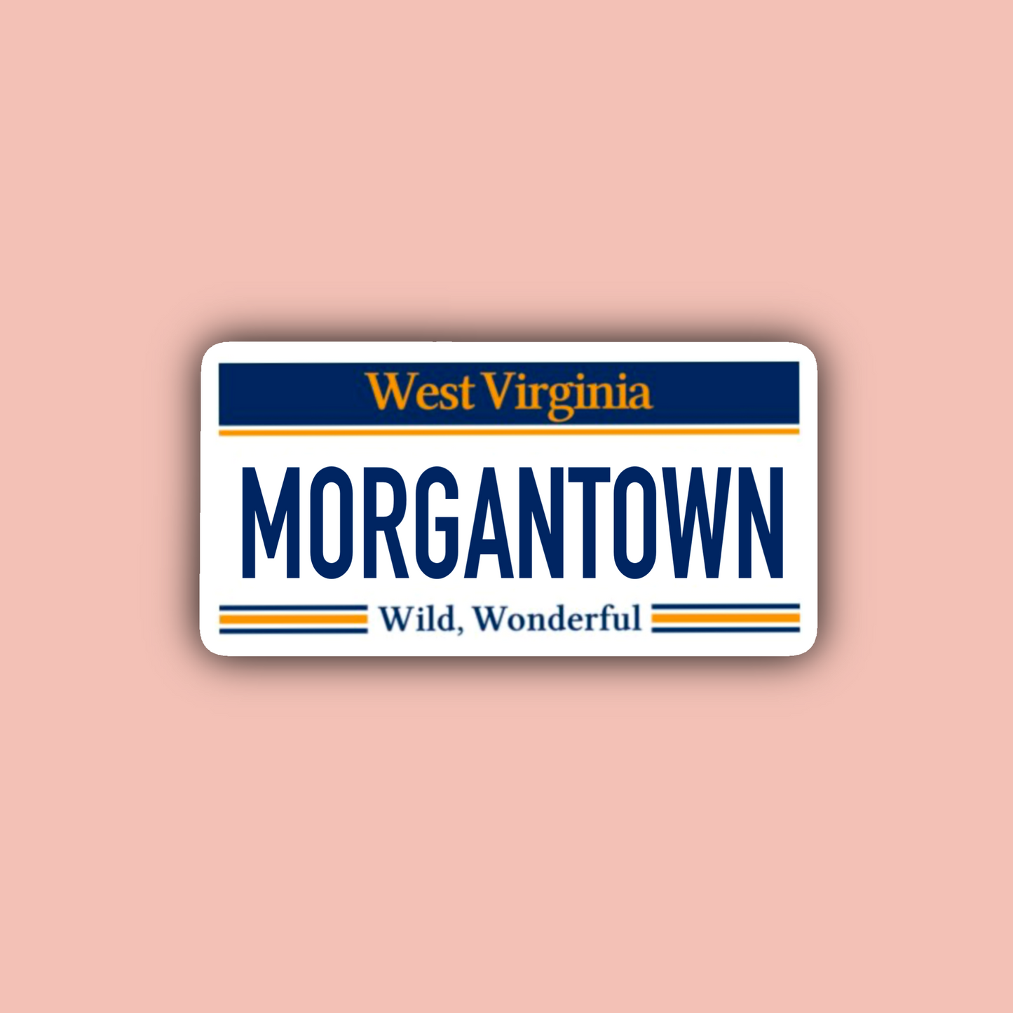 Morgantown West Virginia Sticker Pack