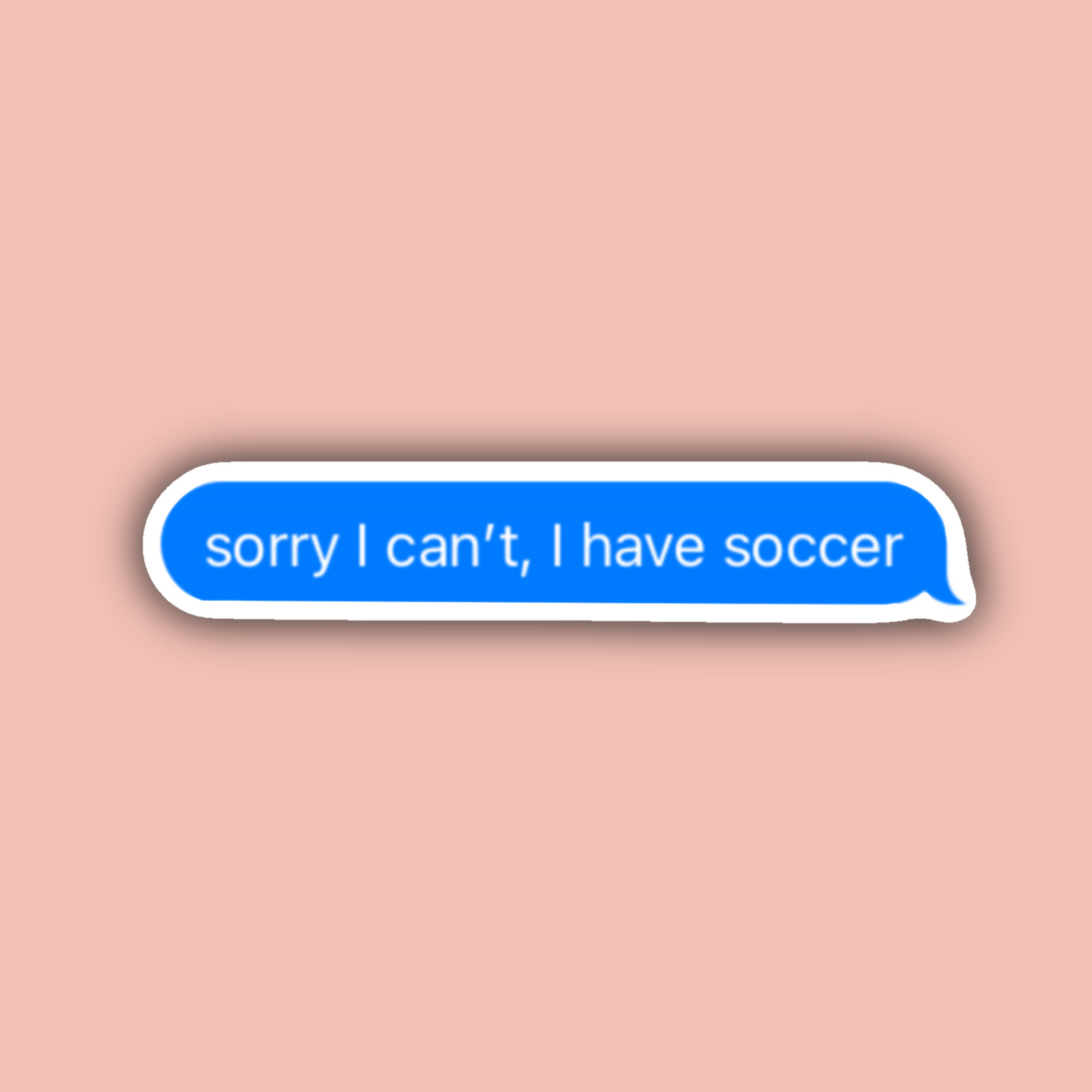 Soccer - 3" Waterproof Sticker