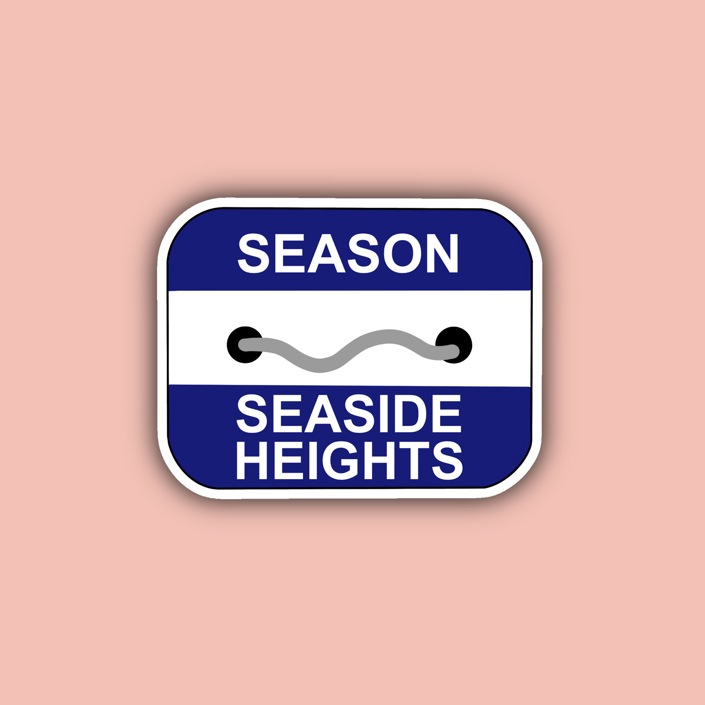 Seaside Heights New Jersey Sticker Pack