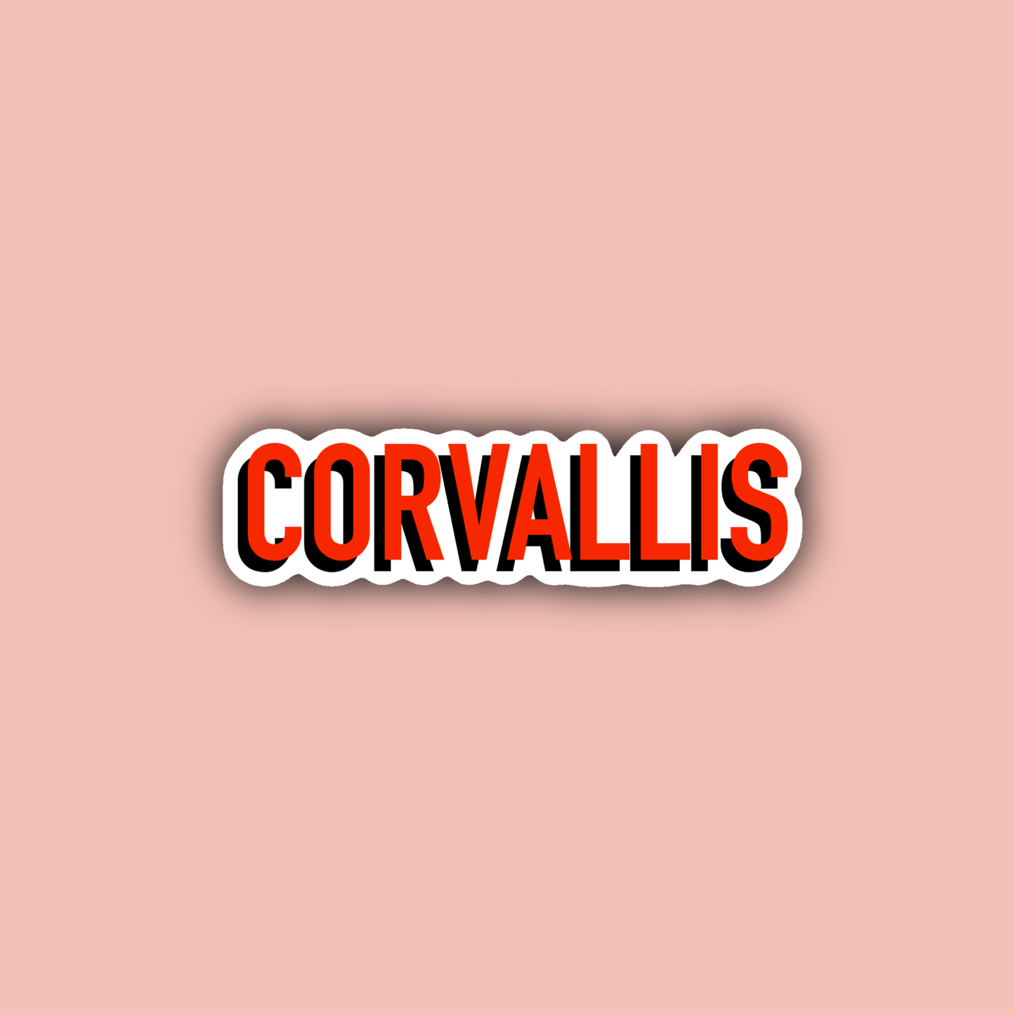 Corvallis Oregon Sticker Pack