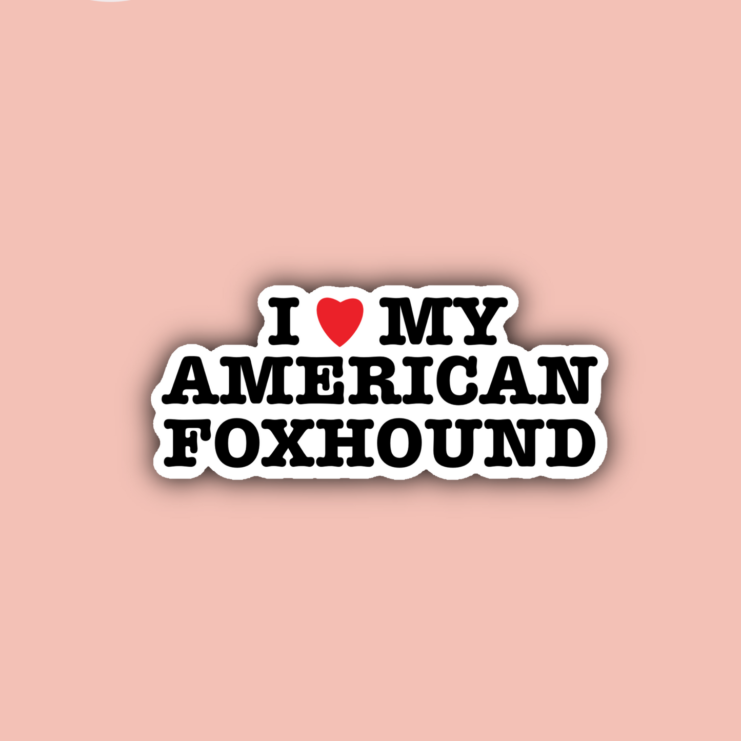 American Foxhound Sticker Pack
