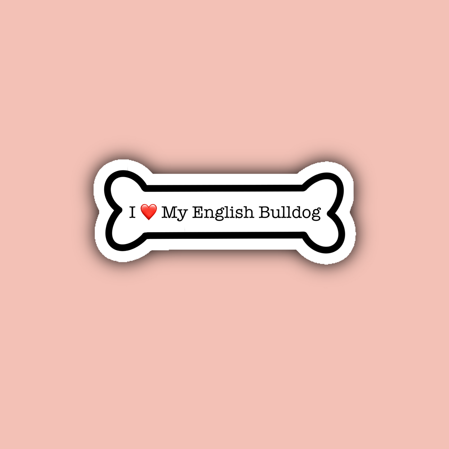 English Bulldog Sticker Pack