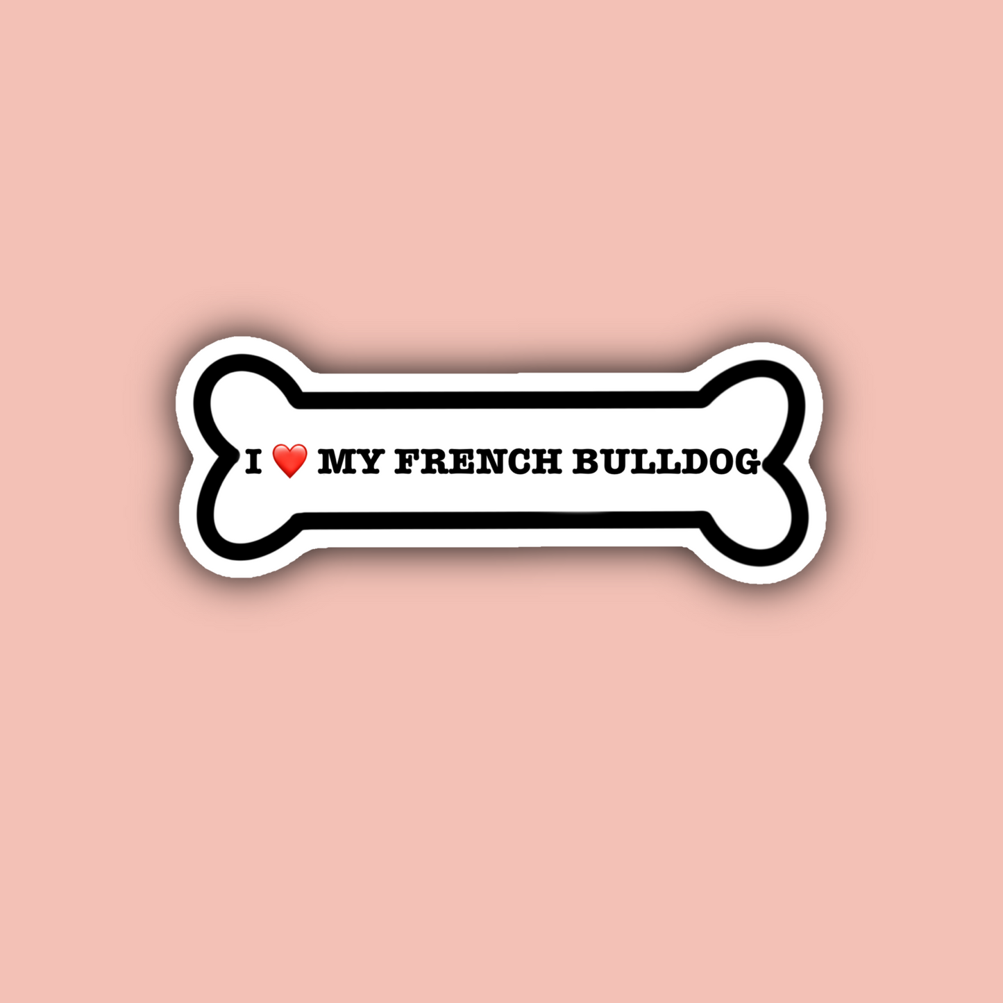 Tan French Bulldog Sticker Pack