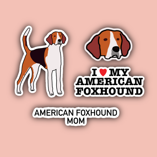 American Foxhound Sticker Pack
