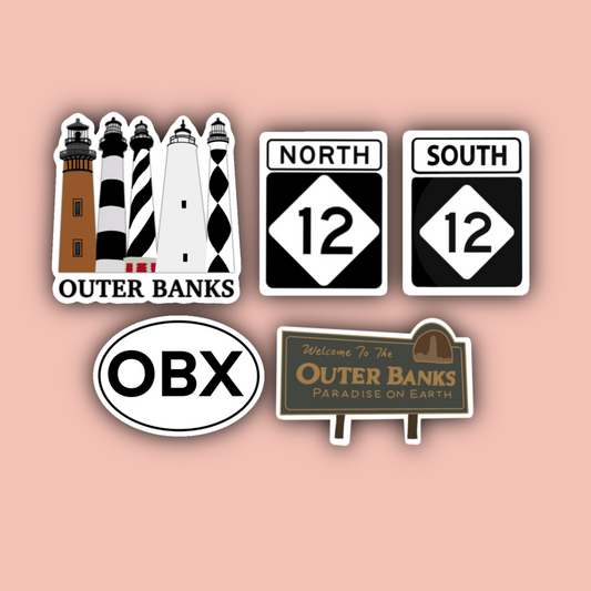 Outerbanks (OBX) Sticker Pack