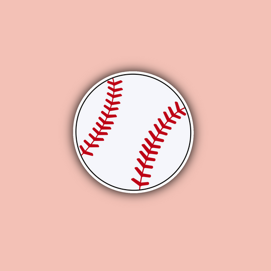 Baseball - 3" Waterproof Sticker