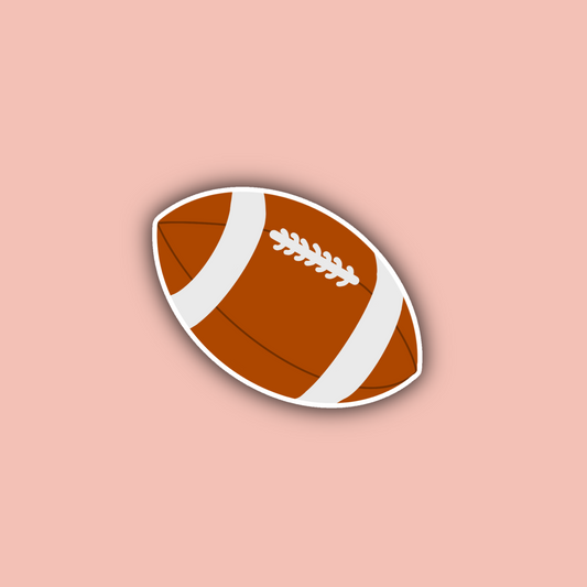 Football - 3" Waterproof Sticker