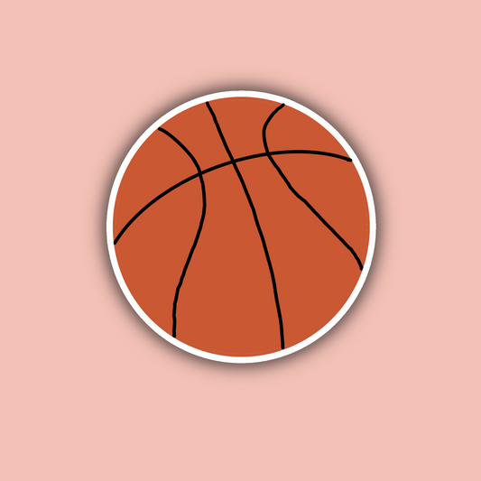 Basketball - 3" Waterproof Sticker