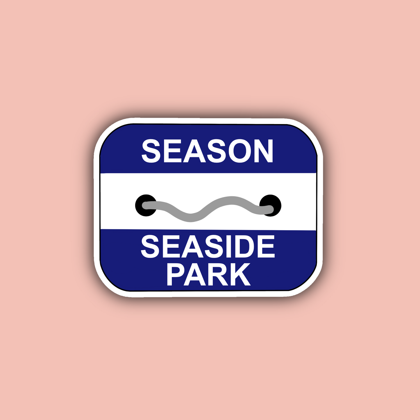 Seaside Park New Jersey Sticker Pack