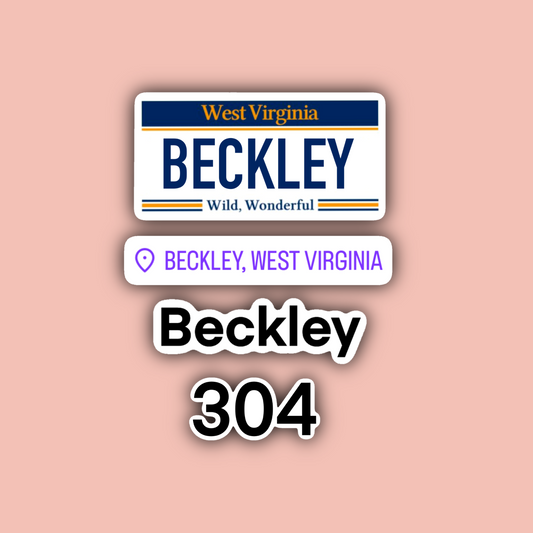Beckley West Virginia Sticker Pack