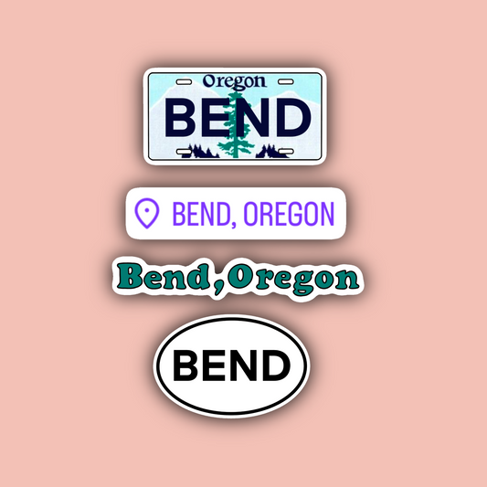 Bend Oregon Sticker Pack
