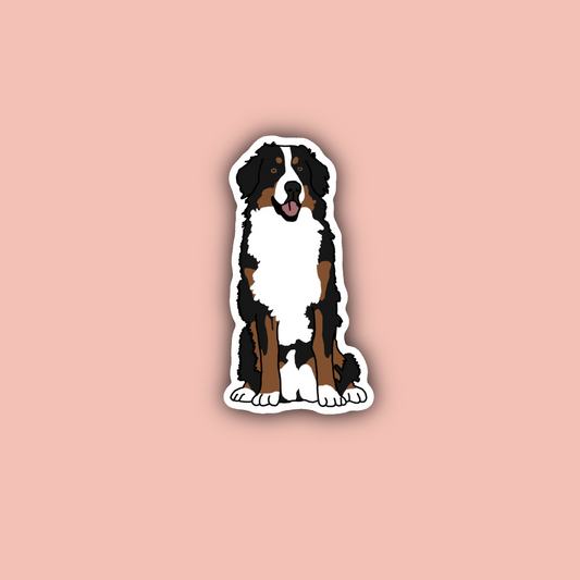 Bernese Mountain Dog Sticker - 2" x 4" Waterproof Sticker