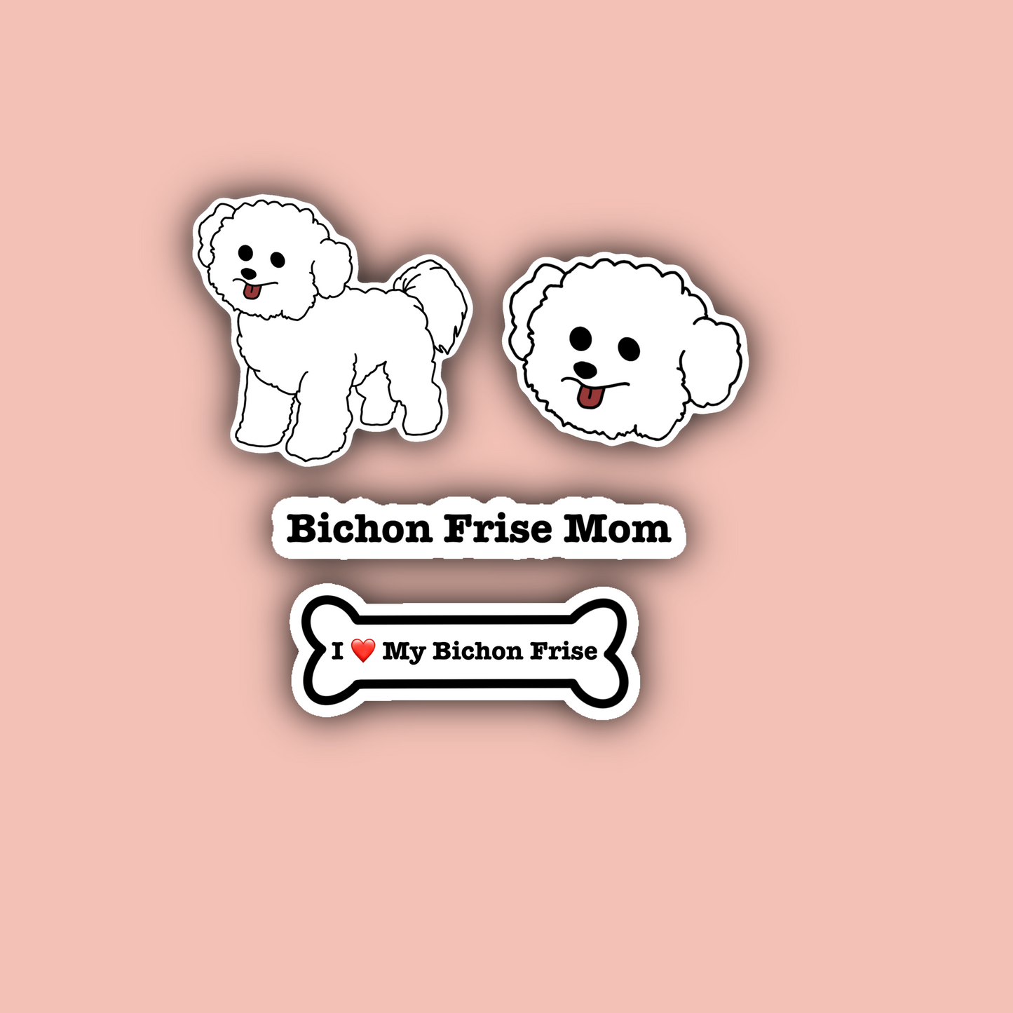 Bichon Frise Sticker Pack