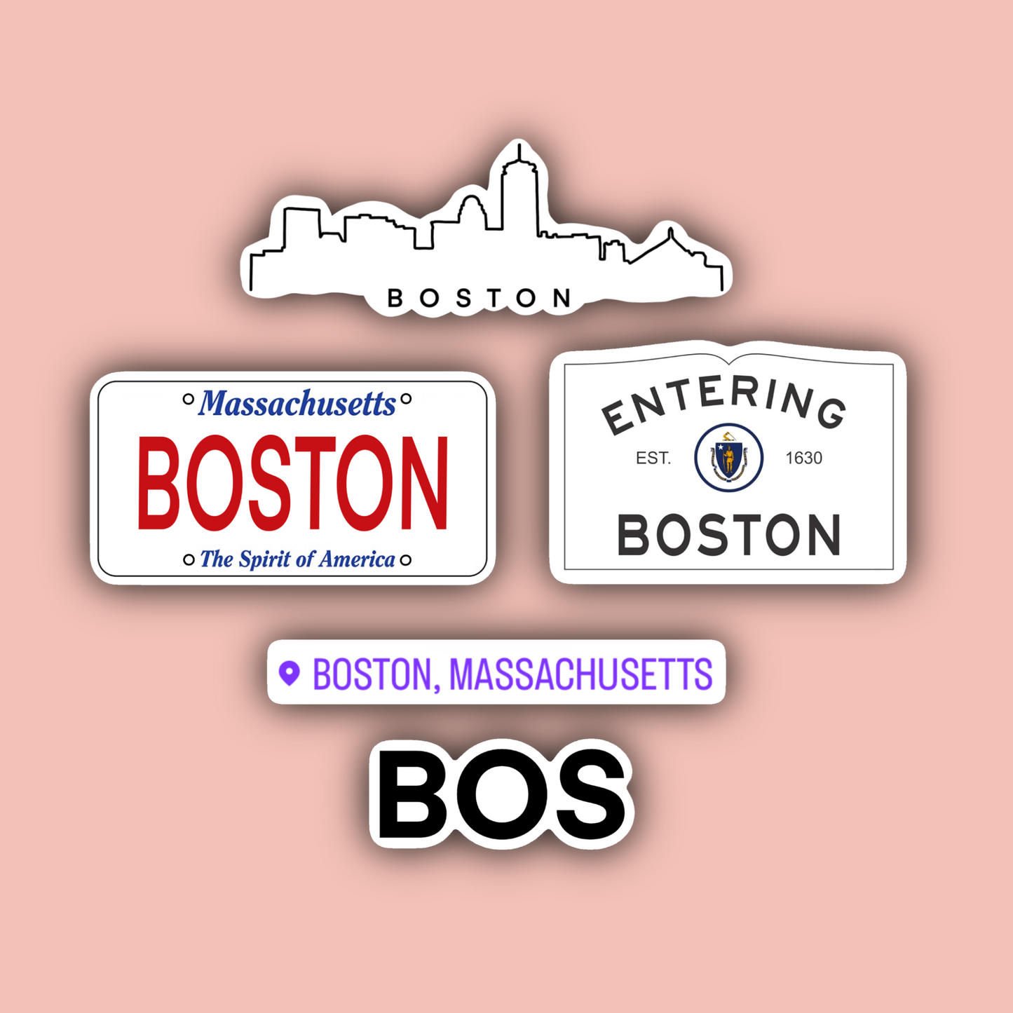 Boston Sticker Pack