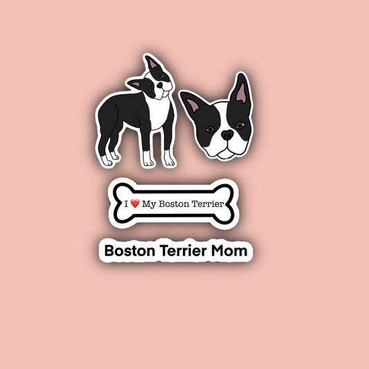 Boston Terrier Sticker Pack