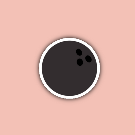 Bowling Ball - 3" Waterproof Sticker