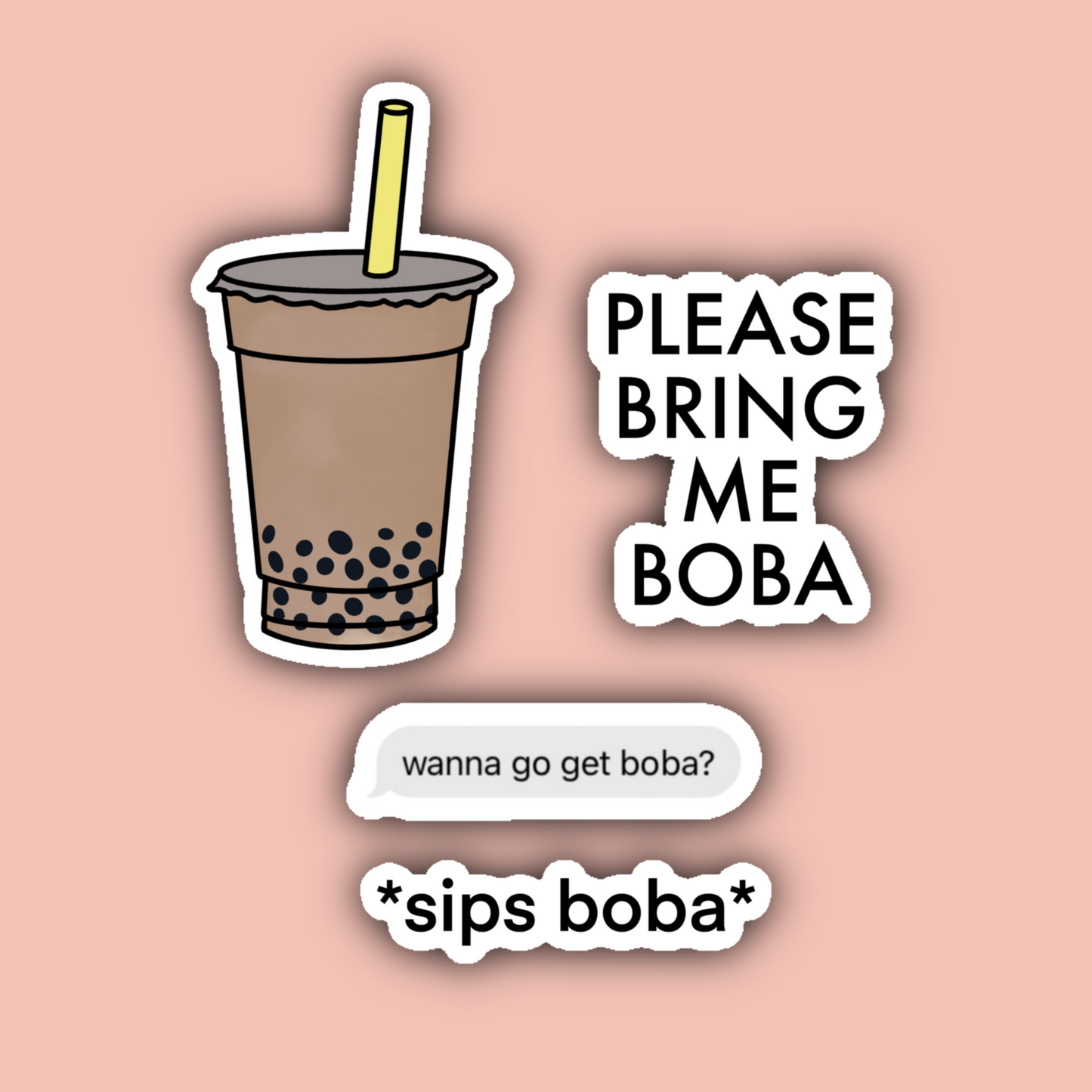 Boba Sticker Pack