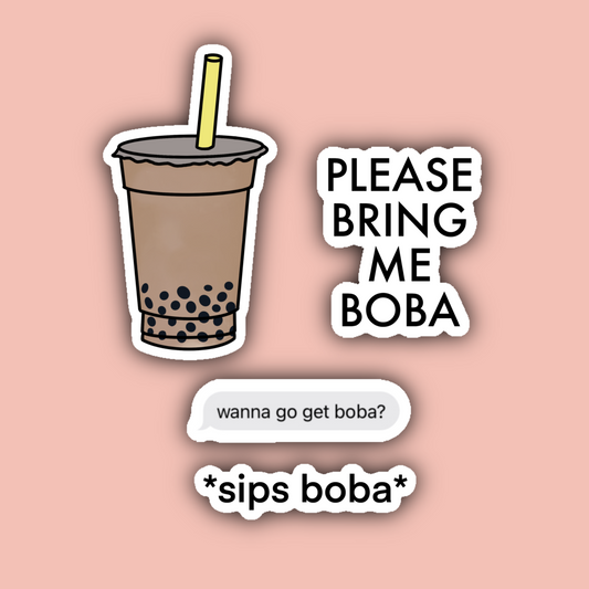 Boba Sticker Pack