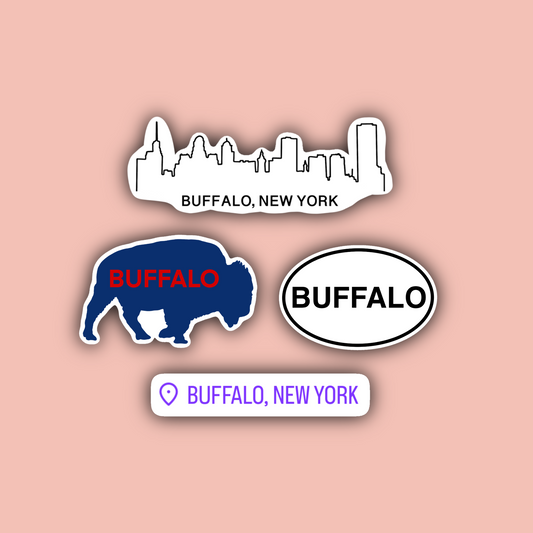Buffalo New York Sticker Pack