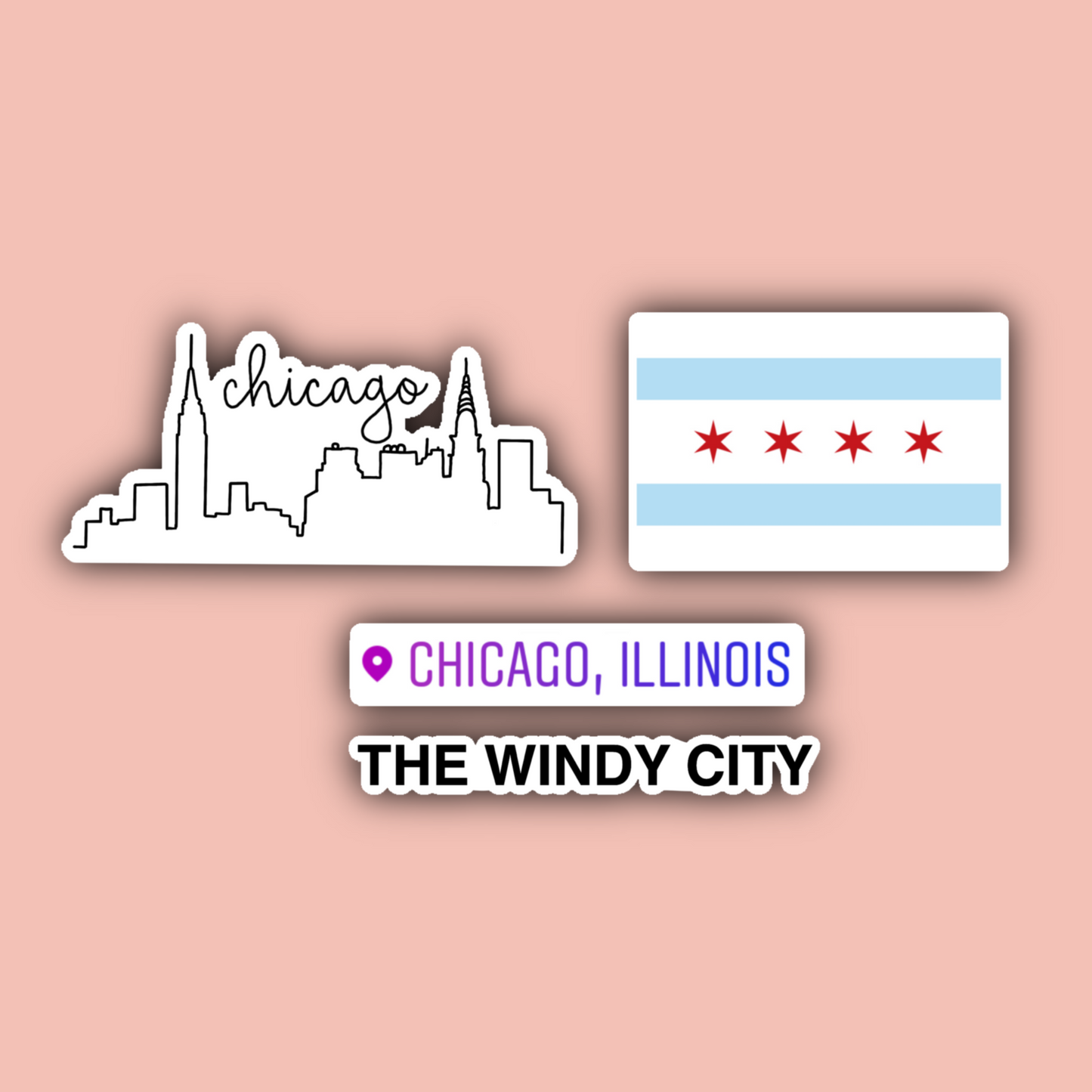 Chicago Sticker Pack