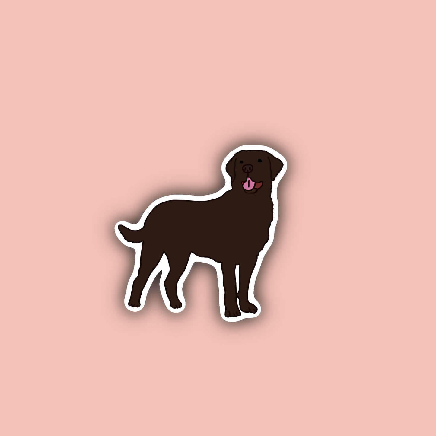 Chocolate Lab Sticker Pack