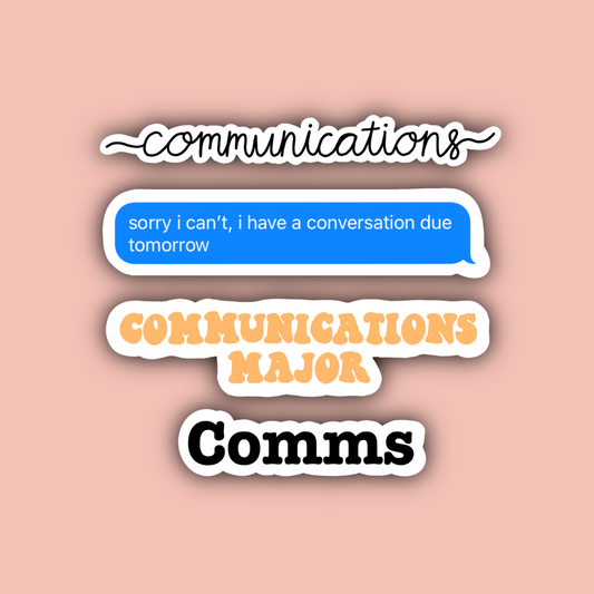 Communications Major Sticker Pack
