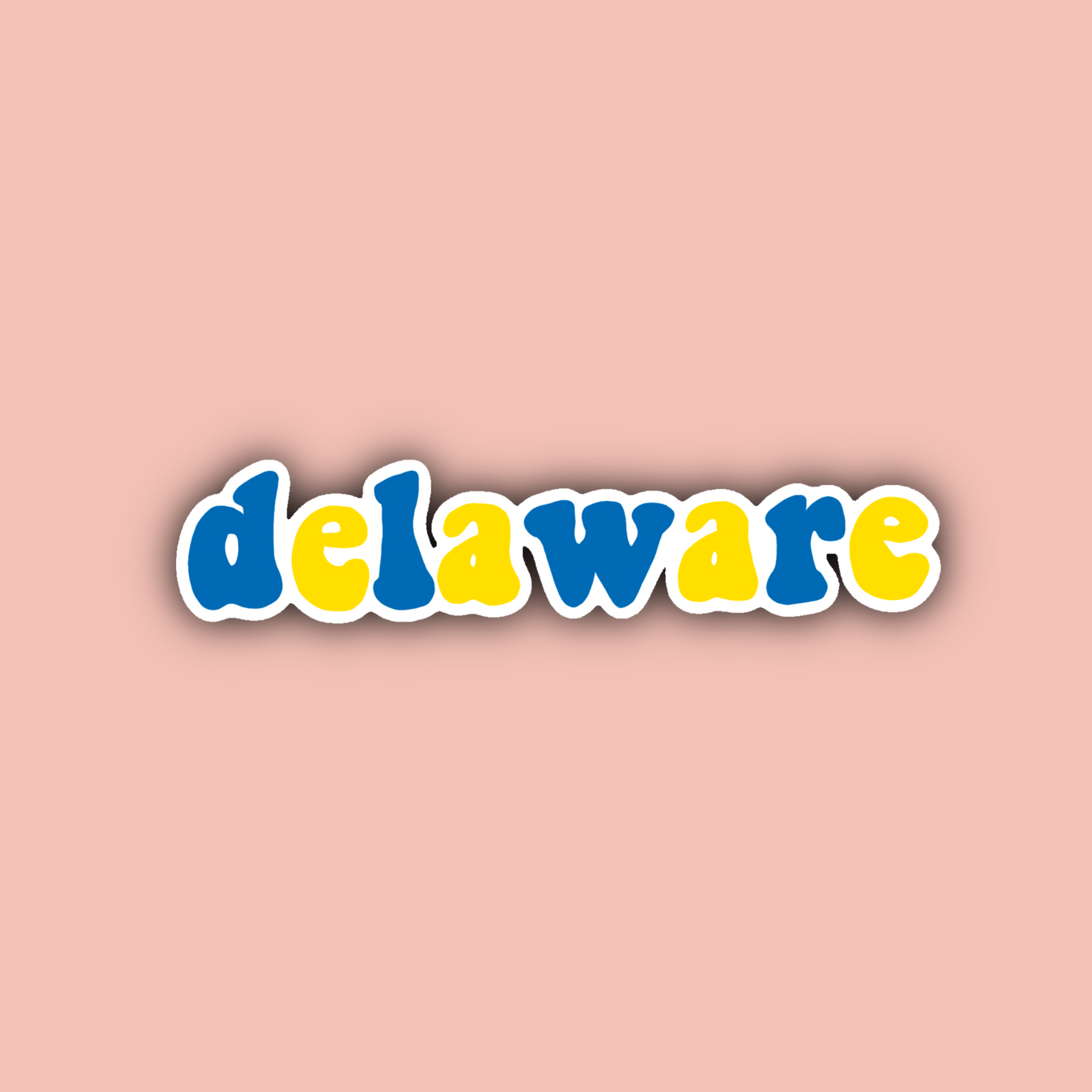 Delaware - 3" Waterproof Sticker