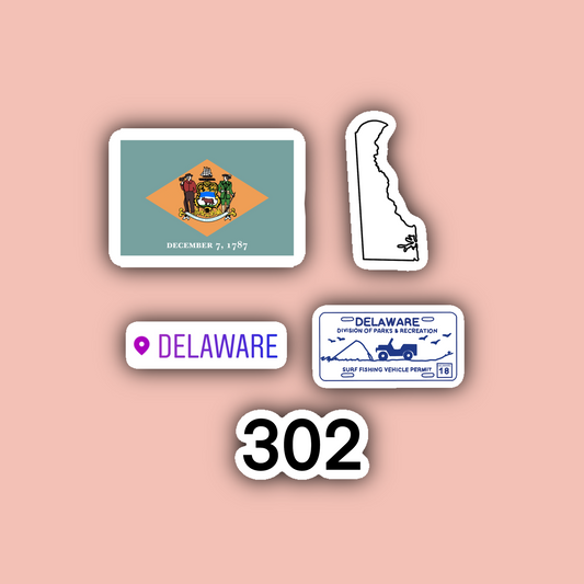 Delaware Sticker Pack
