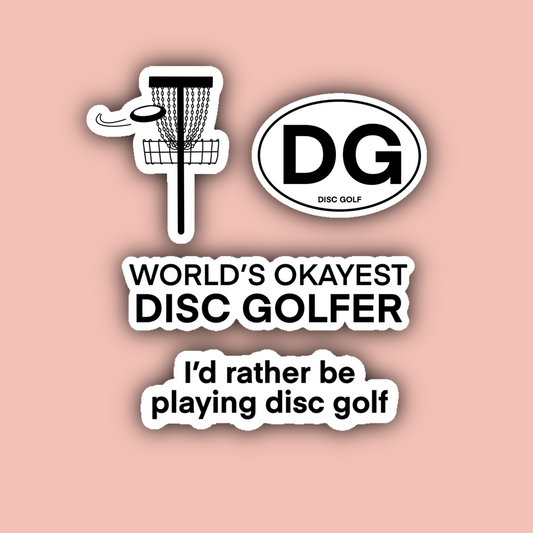 Disc Golf Sticker Pack