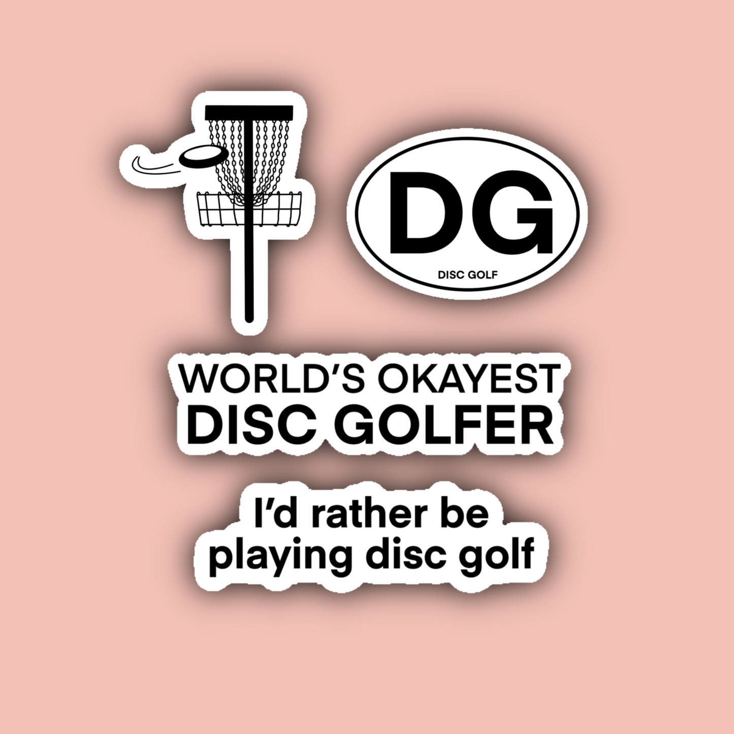 Disc Golf Sticker Pack