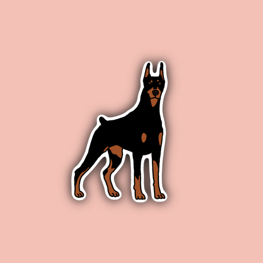Doberman - 3" Waterproof Sticker
