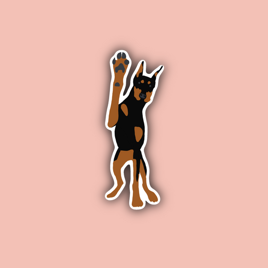 Doberman - 3" Waterproof Sticker