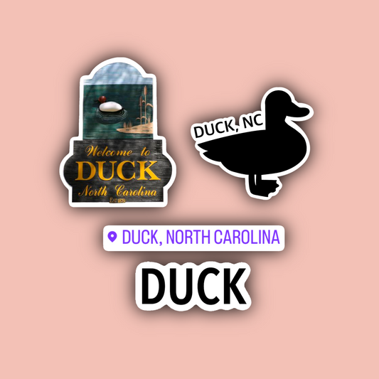 Duck North Carolina Sticker Pack