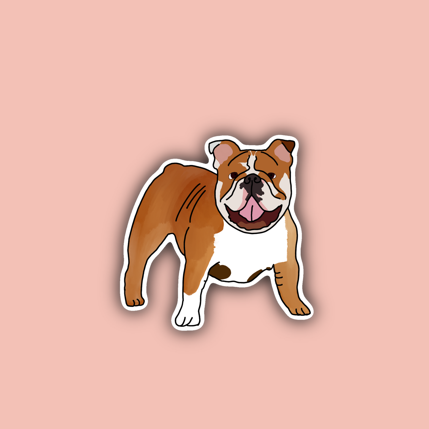 English Bulldog Sticker Pack