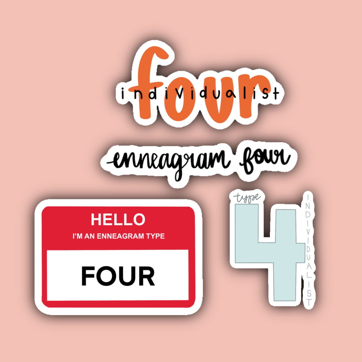 Enneagram 4 Sticker Pack