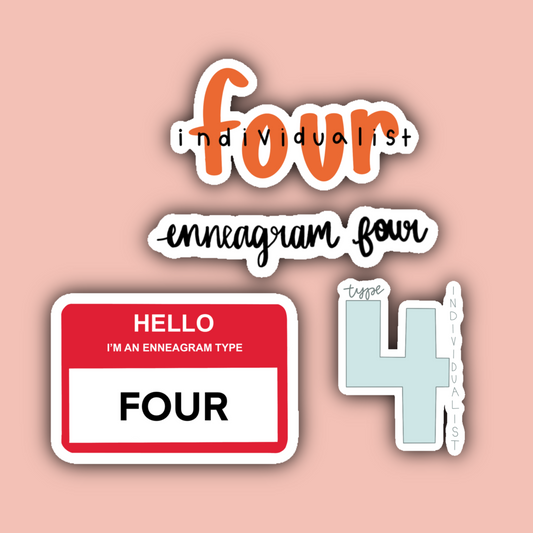 Enneagram 4 Sticker Pack