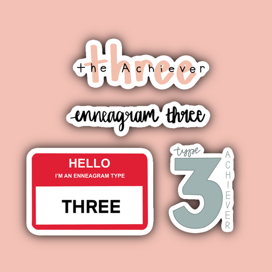Enneagram 3 Sticker Pack