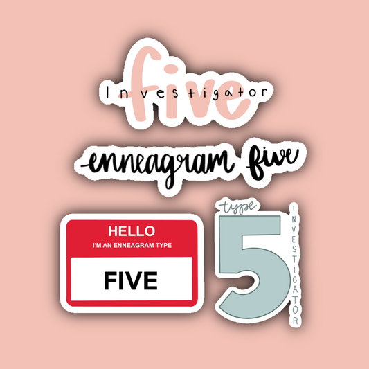 Enneagram 5 Sticker Pack