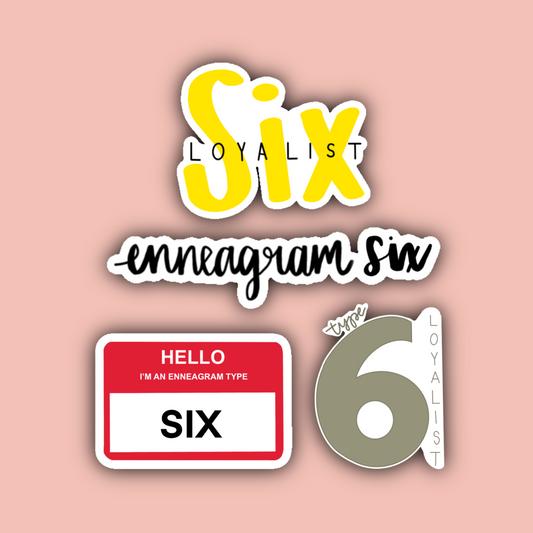 Enneagram Type 6 Sticker Pack