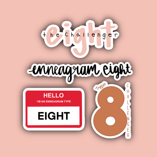 Enneagram 8 Sticker Pack