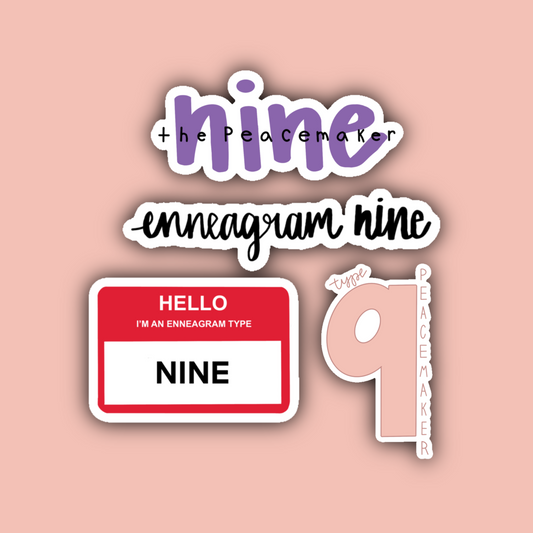 Enneagram 9 Sticker Pack