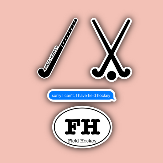 Field Hockey Sticker Pack