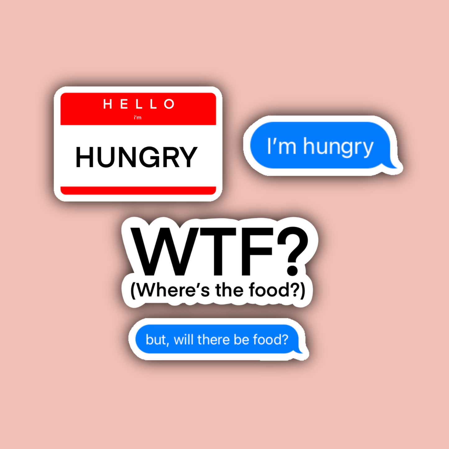 Hungry/Food Sticker Pack