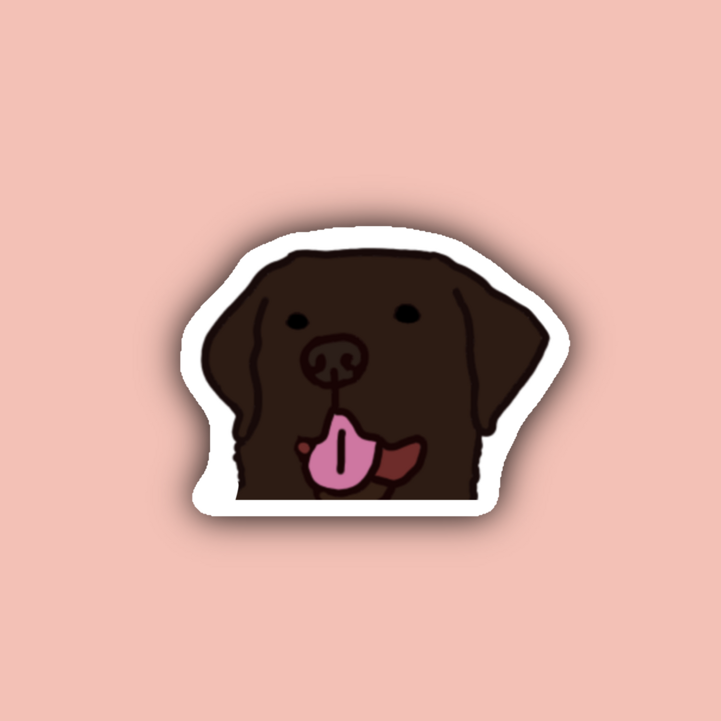 Chocolate Lab Sticker Pack