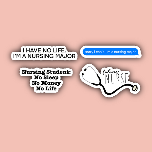 Future Nurse Sticker Pack