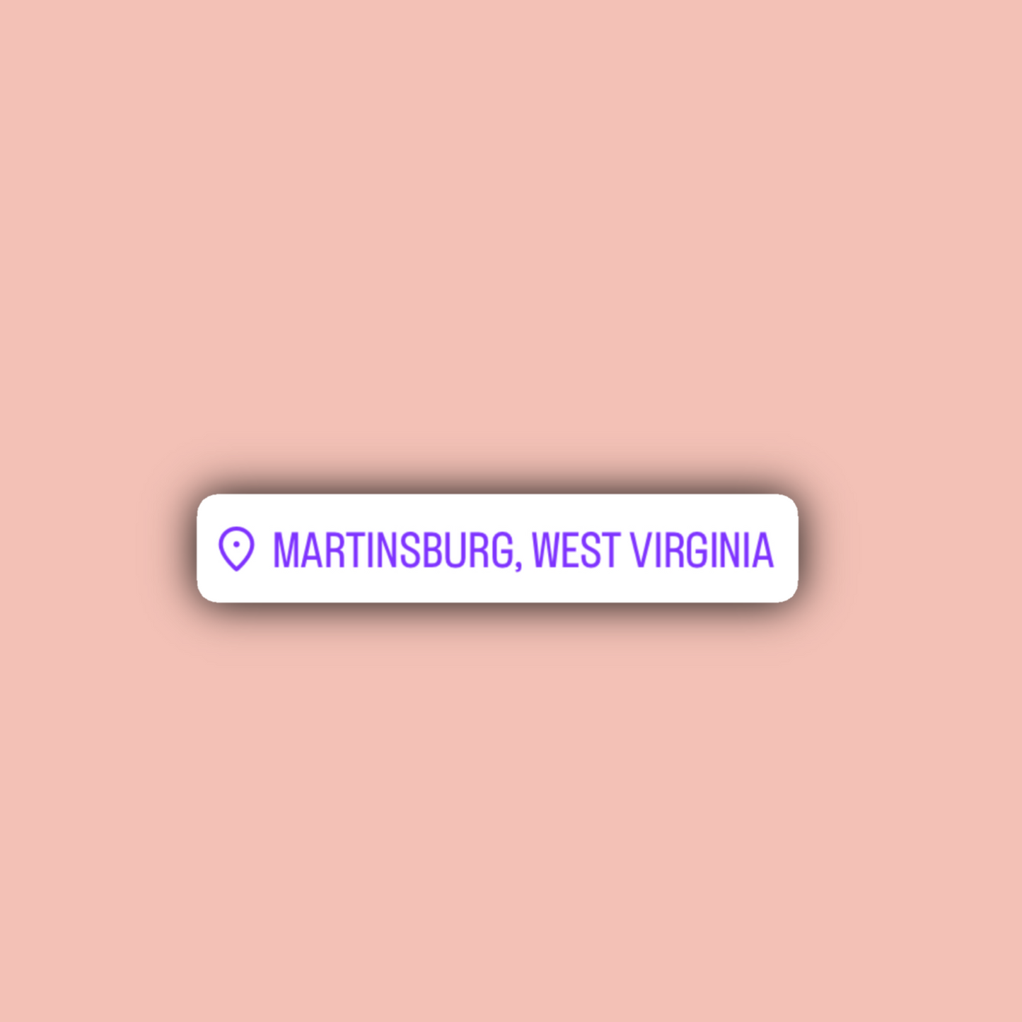 Martinsburg West Virginia Sticker Pack